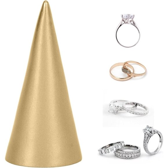 Cone Ring Holder Jewelry Display Stand - Set of 3 - Picture 2 of 4